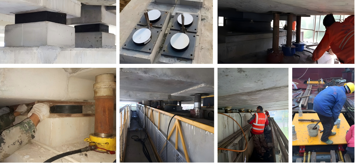 Engineering Applications of Bridge Rubber Bearing Pads