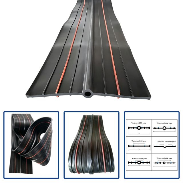 Durable Hydrophilic Water‑Swellable Rubber Waterstop for Construction Joints