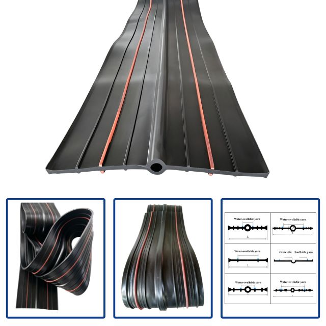 Durable Hydrophilic Water‑Swellable Rubber Waterstop for Construction Joints