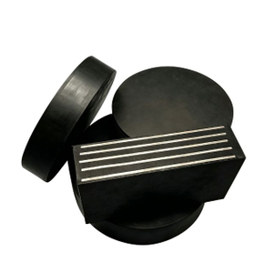 Rectangular Circular PTFE Sliding Laminated Rubber Bearing Pads for Bridges