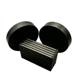 Natural Chloroprene Bridge Laminated Elastomeric Bearing Pier Seismic Load Pad