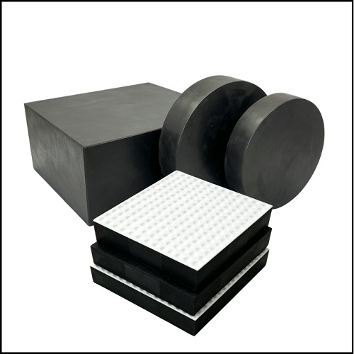 Laminated Rubber Bearing Pad Rectangular Circular PTFE Sliding for Bridges